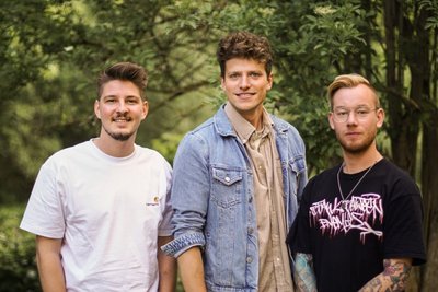 Kevin Weber (links im Bild) Vereinsvorsitzender, Falk Scheel (Mitte) Stellvertretender Vereinsvorsitzender und Philipp Göhl (rechts) Schatzmeister 
