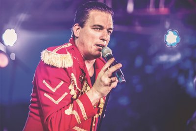 Hans Peter Gill kommt als Falco-Double zum Bergstadtfest nach Freiberg.