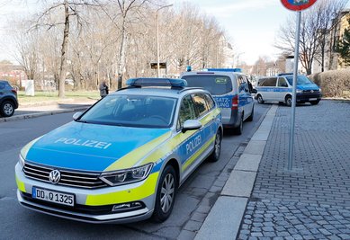 Die Polizei war nach wenigen Minuten vor Ort.
