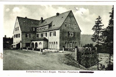 Eine historische Aufnahme der Eichertschänke. Sie ist in der aktuellen Sonderausstellung im Auer Stadtmuseum zu sehen.