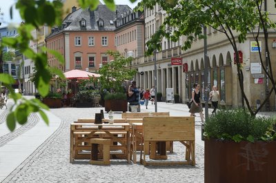 Blick in die Innere Klosterstraße.