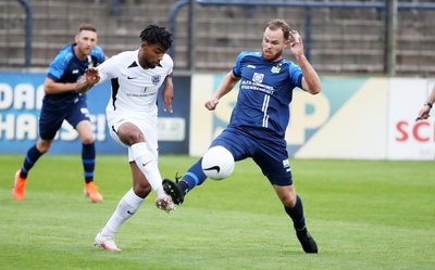 Es war ein enges Spiel zwischen Babelsberg und Chemnitz.