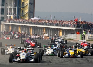 Start zum Formel-3-Rennen auf dem Sachsenring im vergangenen Jahr.