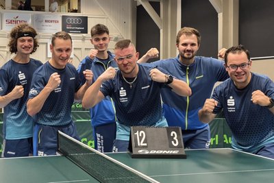 Die SG Blau-Weiß Reichenbach trumpft in der Tischtennis-Landesliga auf.