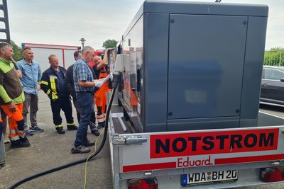 Die Gemeinde Fraureuth hat sich ein Notstromaggregat für Ernstfälle angeschafft.