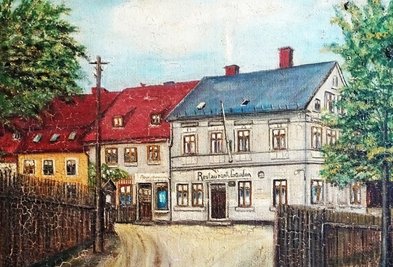 Gemälde um 1915.