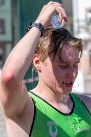 Luca Fahrenson (Potsdam) gewann über die Olympische Distanz.