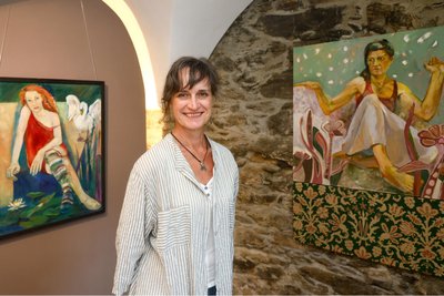 Vorm Galeriefest wird eine Ausstellung mit Werken von Cornelia Zabinski eröffnet.