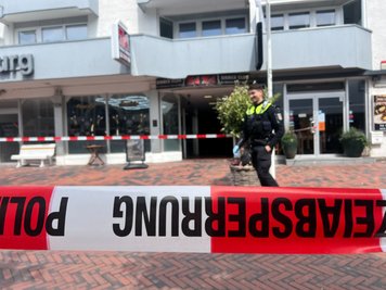 Der Tatort auf Sylt wurde von der Polizei abgesperrt. 