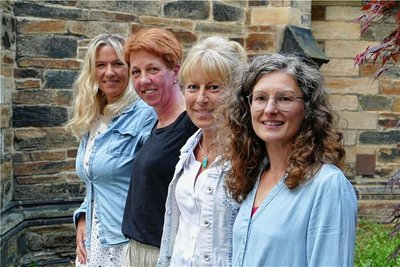 Organisatorinnen und Helferinnen (von links nach rechts): Anne Gelke, Daniela Gneuß, Nora Friedrich und Annett Dämmig.