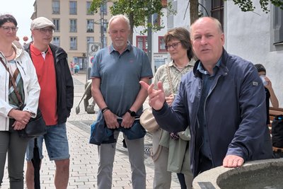 Mit humorvollen Anekdoten erzählte Steffen Schmidt von der Arbeit der Kriminalpolizei.