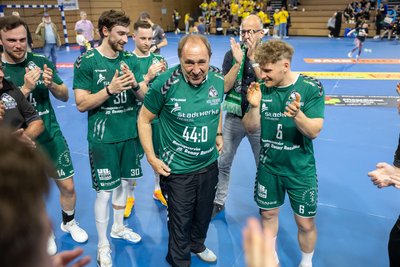 Führte die HSG-Dachse zur perfekten Meisterschaft (44:0 Punkte) und nun auch zum Pokalsieg: der scheidende Trainer Friedrich Zenk.