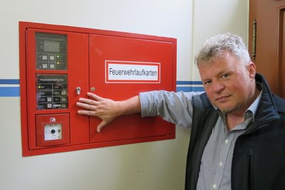 Den aktuellen Brandschutz im Schloss Schwarzenberg zu realisieren, habe 2016 Kraft und Nerven gekostet, sagt Uwe Schreier.