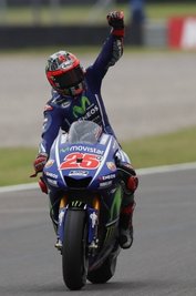 Maverick Viñales feierte seinen zweiten Saisonsieg im zweiten WM-Lauf des Jahres.