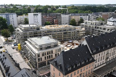 Am 13. Juni wird der Rewe-Supermarkt im Neubau am Getreidemarkt öffnen.