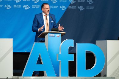 Fordert „nächsten Schritt“ der Landespartei ein: AfD-Bundeschef Tino Chrupalla.