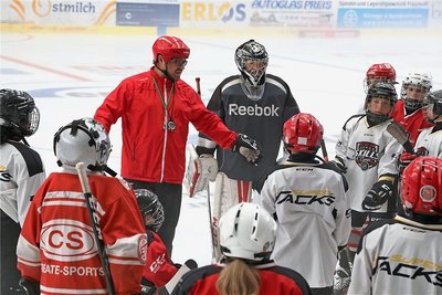 Mehr als 300 Kinder und Jugendliche gehören zur Eishockey-Nachwuchsabteilung. Foto: Andreas Kretschel/Archiv
