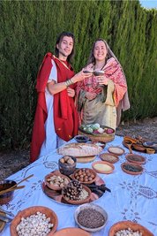 Tafeln wie die Westgoten: Juan und Angela zeigen, welche Speisen im siebten Jahrhundert aufgetischt worden sind.