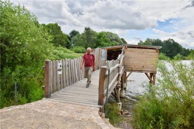 Die Beobachtungsplattform über dem Großen Teich.