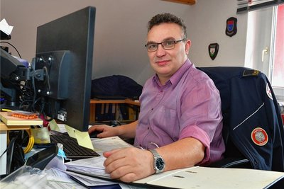 René Illig vom DRK-Kreisverband Döbeln-Hainichen. 