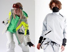 Verrückte Ski-Mode: Design-Studenten der Angewandten Kunst in Schneeberg haben kuriose und kunterbunte Ski-Anzüge kreiert.