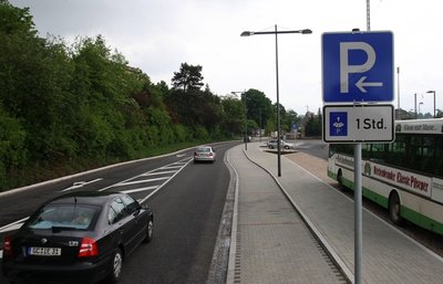Kurzzeitparkplätze am Bahnhof