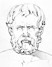 Der Philosoph Zenon von Elea. 