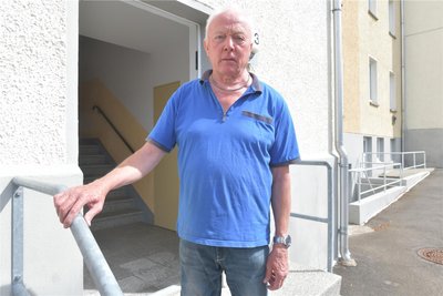 Peter Wagner wohnt seit 75 Jahren im Haus und hat Angst, ausziehen zu müssen, wenn das Haus verkauft wird.