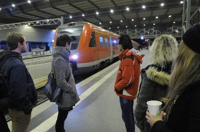 Celia Rothe und ihr Team vom Willkommensdienst warteten unter anderem im November 2015 auf dem Chemnitzer Hauptbahnhof auf die Menschen, die Hilfe brauchten. 