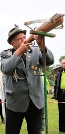 Große Ziele anvisiert: Helmut Loose steht an der Spitze der Schönerstädter Schützen. 