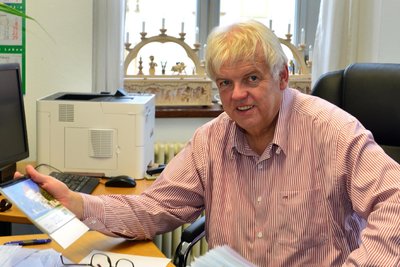 Hainichens OB Dieter Greysinger (SPD) kommt wie Söder aus Franken.