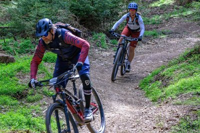 Das Trailcenter auf dem Rabenberg in Breitenbrunn ist weit über das Erzgebirge hinaus bekannt. Es bietet Spaß und Abwechslung vom Anfänger bis zum erfahrenen Mountainbiker.