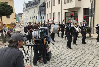 Mehrfach wurde in der Region für den Erzgebirgskrimi gedreht, hier in Schneeberg. 