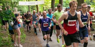 Auch auf den langen Distanzen über 10 und 18 Kilometer gingen im Stadtpark am Waldfrieden viele Sportler an den Start. 
