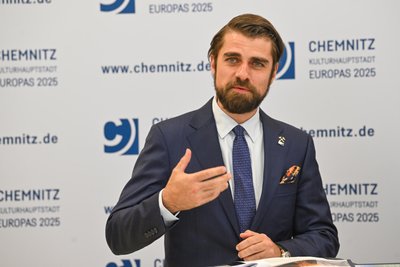 Max Jankowsky, Präsident der IHK Chemnitz, sieht hohen Bedarf nach Wasserstoff bei den Unternehmen der Region.