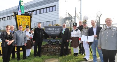 Die Beteiligten am Projekt "Saigern wie vor 400 Jahren" freuen sich auf ein gutes Gelingen. 
