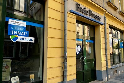 Ins Haus der „Freien Presse“ in der Hauptstraße in Zwickau wurde am Wochenende eingebrochen.