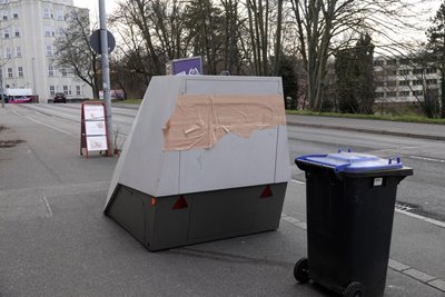 Der Blitzer an der Blankenauer Straße ist außer Gefecht gesetzt.