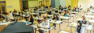 Auch in Olbernhau starteten die Gymnasiasten in die Prüfungen. 