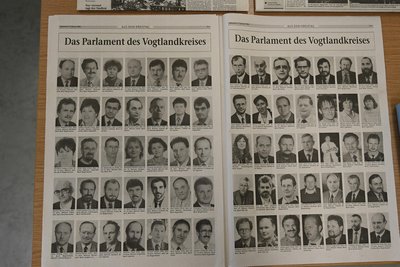 Das erste Parlament des Vogtlandkreises.