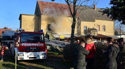 Im Domizil des Jugendclubs Berthelsdorf in Hainichen hat es am Freitagnachmittag gebrannt.