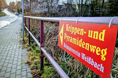 Die reichlich 10 Kilometer lange Route ist mit großen Tafeln ausgeschildert.
