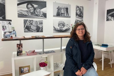 Liane Rickert hat an der Hermannstraße ein Fotostudio eröffnet und ist dafür von Mittweida umgezogen.