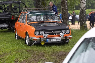 Durfte nicht fehlen beim Skoda-Treffen in Pobershau: die Oldtimer-Fraktion.