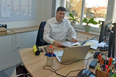 Roy Schlesinger ist Mittelsachsens Kreisjugendfeuerwehrwart.