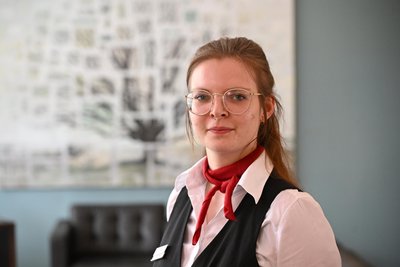 Delia Längrich ist Auszubildende für Hotelfach im Hotel an der Oper in Chemnitz und ist eine der Besten aus Sachsen.