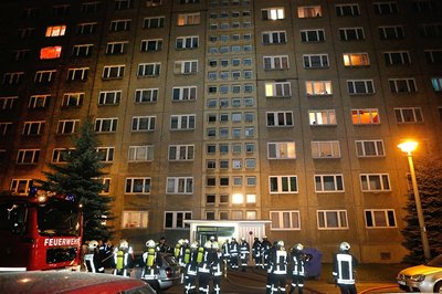 Kellerbrand in Chemnitz