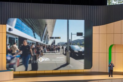Eine spätere Generation der KI-Brillen soll Informationen auf einem kleinen Display in einem der Gläser einblenden können.