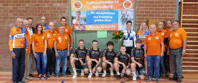 Zur Unterstützung von WM-Starter Moritz Kretschy wurde extra ein Plakat angefertigt. 