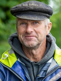 Elbfischer Gernot Quaschny aus Schönhausen in der Altmark.